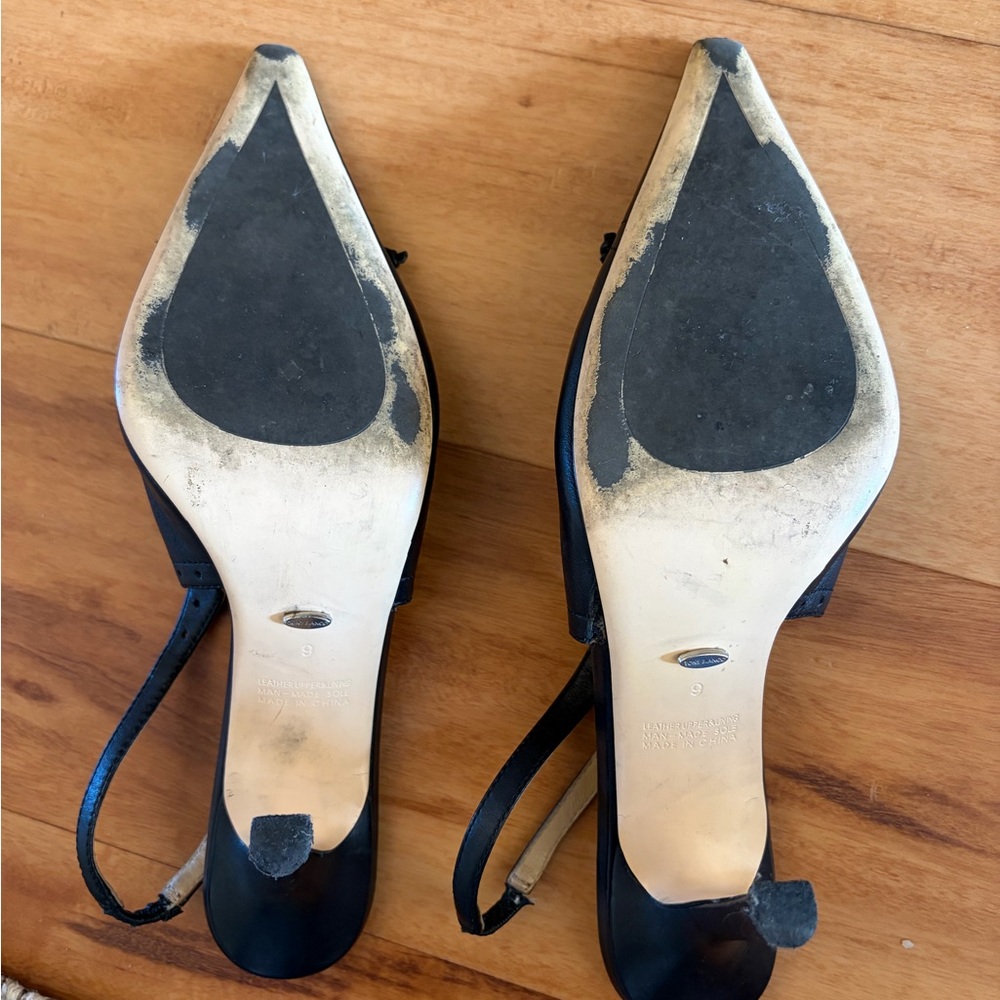 Black Tony Bianca sling back heel - Picture 4 of 4